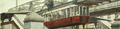 Schwebebahn am Bahnhof Rittershausen --- heute Oberbarmen